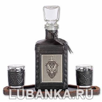 Набор для водки «ФСБ» чёрный